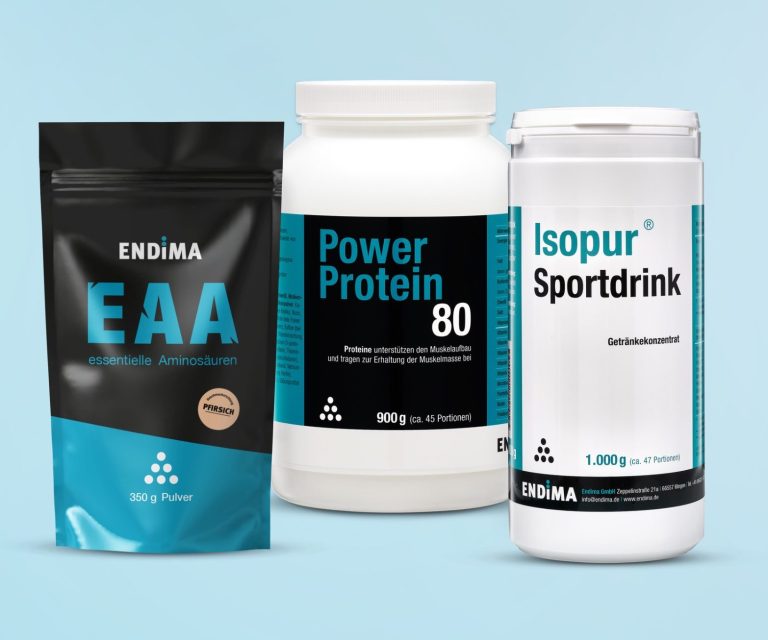 3 Produktbeispiele von Sportlernahrung